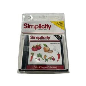 Simplicity Memory Card Fruits & Veggies Collection I - 25 Designs Fast Shipping